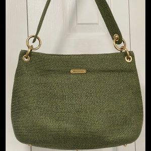 Eric Jarvis Straw Shoulder Bag